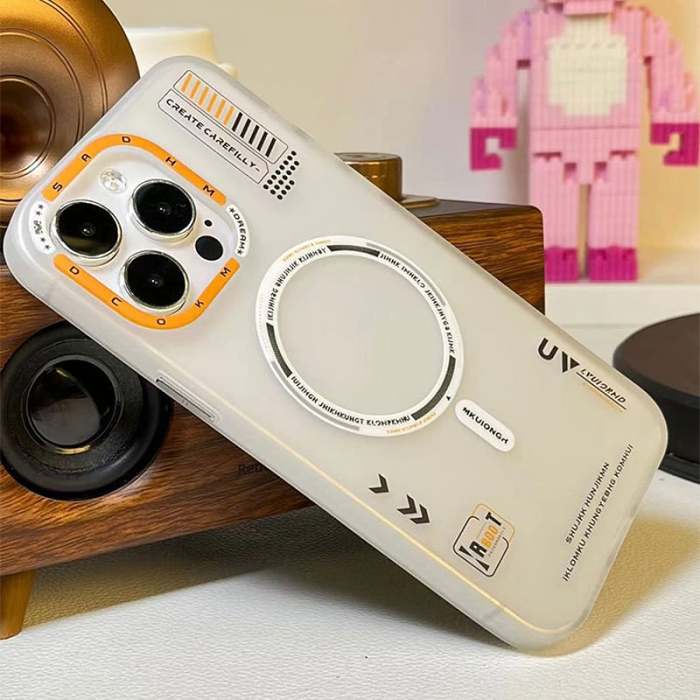 Tech Style Magnetic Frosted iPhone Case