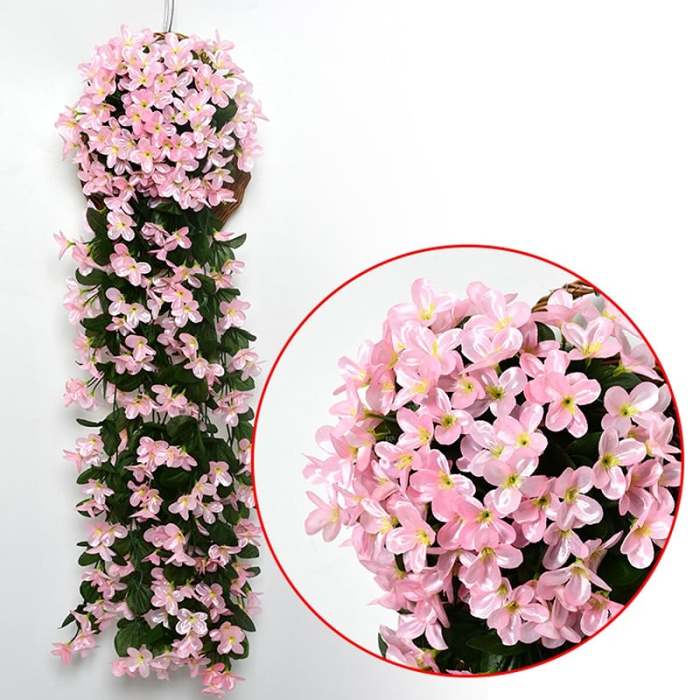 Vivid Artificial Hanging Orchid Bunch