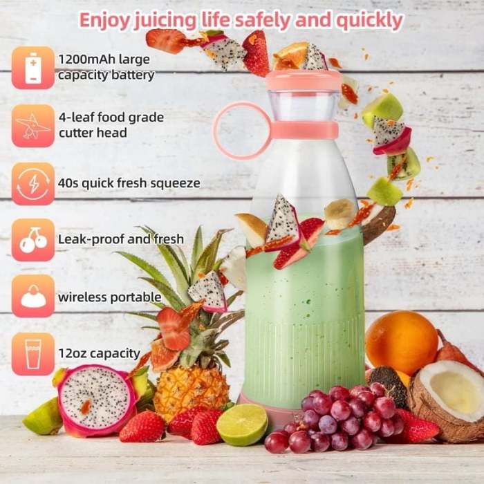 Fresh Juice Portable Blender