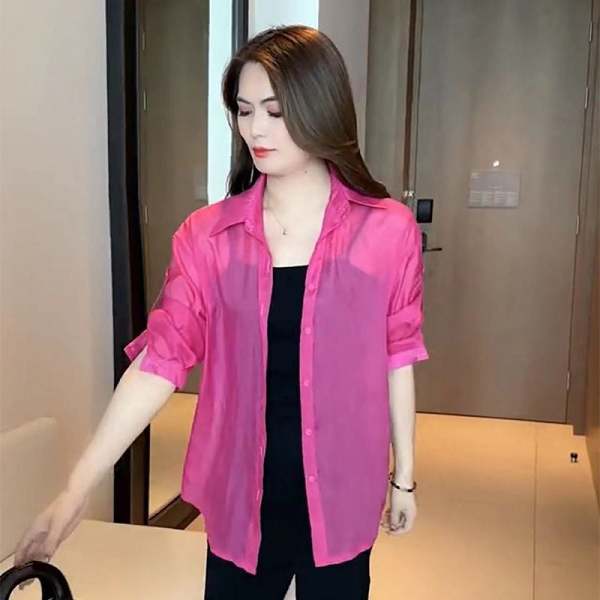 Summer Sunscreen Chiffon Shirt
