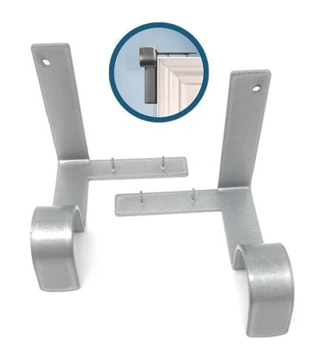 No Drill Curtain Rod Brackets Holders