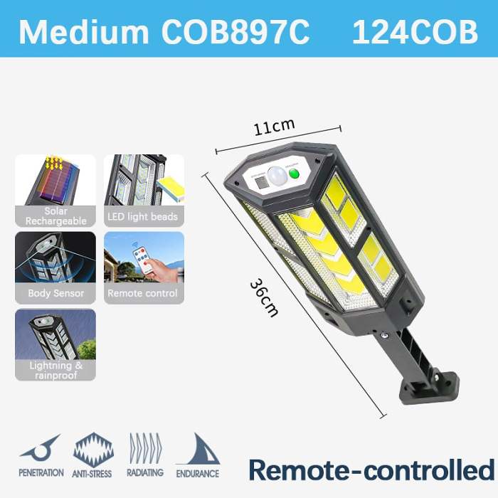 SOLAR LED LAMP 6000 LUMENS