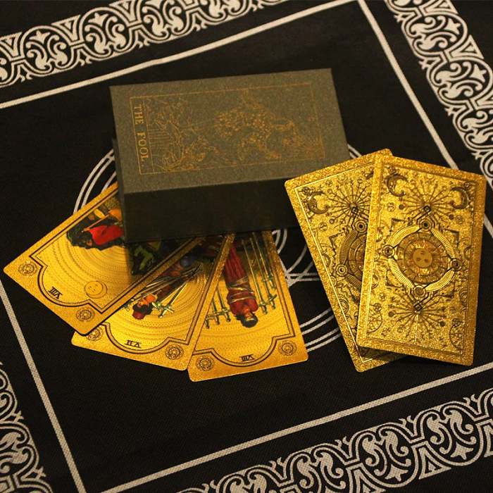 Explore the Mystical World of Tarot Gold Foil Tarot