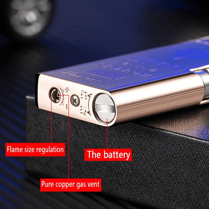 Electronic Sensor Windproof Red Flame Lighter