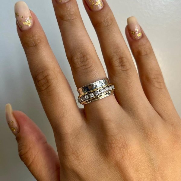 To My Dearest Daughter Anxiety Ring''I'll Always Be There For You''