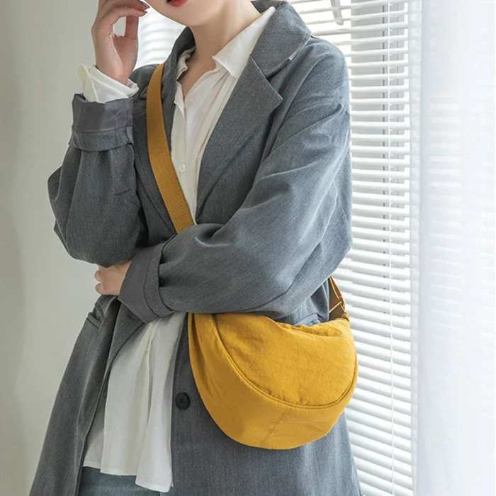 Simple Women Dumpling Crossbody Bag