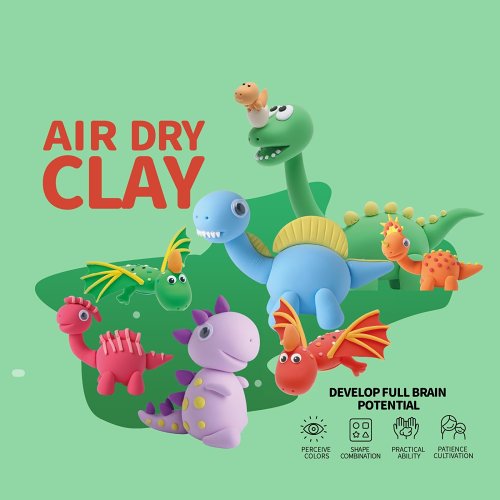 Air Dry Clay Pets Group Modeling Clay Kits for Kids