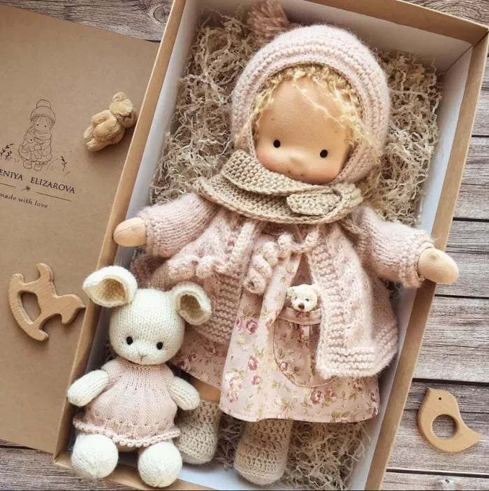 Handmade Waldorf Doll - Elena