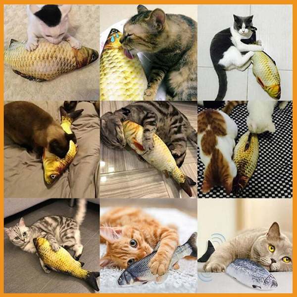 2024 Pet toy electric simulated fish