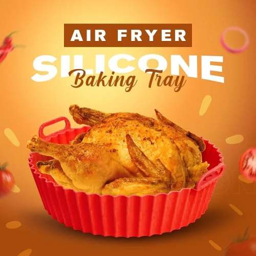 Air Fryer Silicone Baking Tray（Reusable）