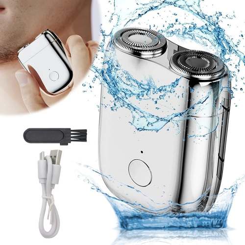 (Father's Day Sale-40% OFF)Rotary Cordless USB Charging Mens Electric Shaver Razor