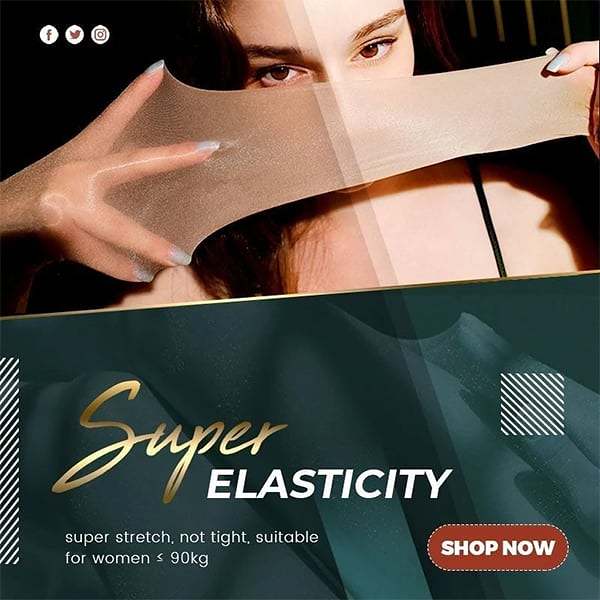 4Pcs Plus Size Pearlescent Silk Stockings Pantyhose