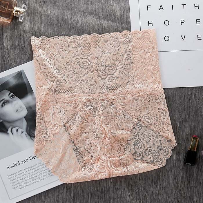 5 PCS SET - Sexy High Waist Pretty Lace Panties