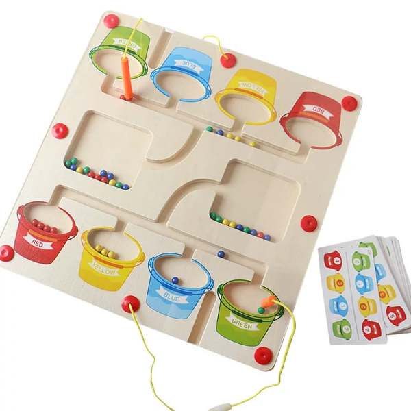 Magnetic Color and Number Maze - Buy 2 Free Shipping