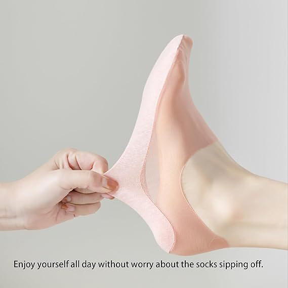 SUMMER HOT SALE-Invisible Ice Silk Breathable Socks