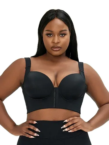 New Front Closure Comfortable Back Smoothing Bra
