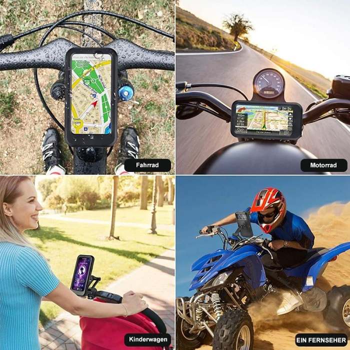 Waterproof cell phone holder