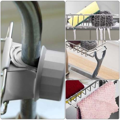 （2023 Summer Hot Sale - 48% OFF) Stainless Steel Faucet Rack