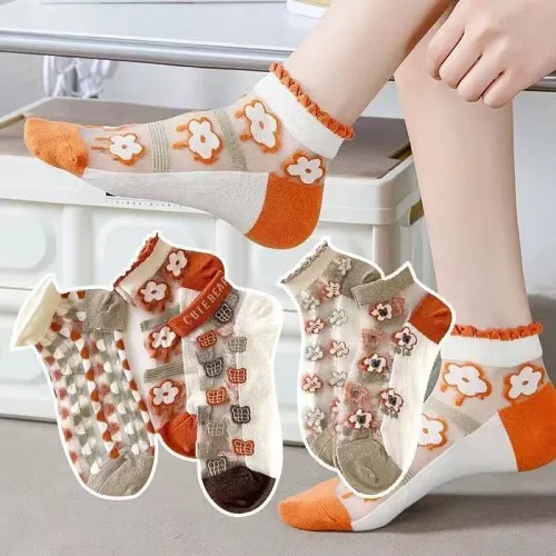 Summer Hot Sale - Women Summer Crystal Socks