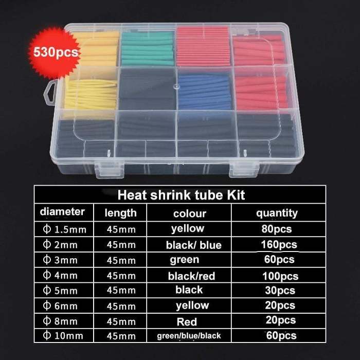 Waterproof Heat Shrink Tube Wire Connector Kit