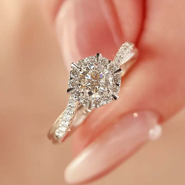 Moissanite from the Stars Ring-Mother & Daughter