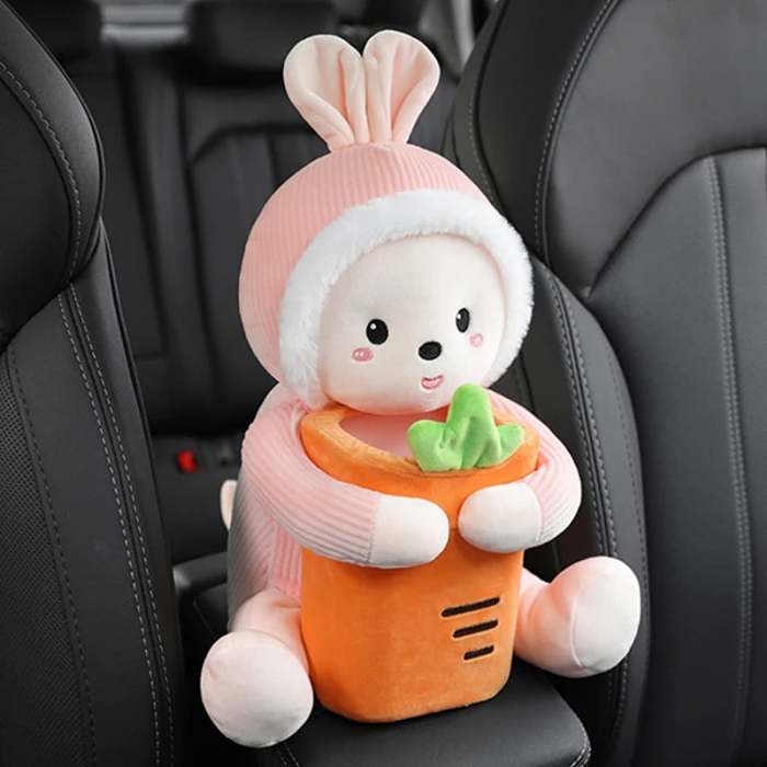 Cute Plush Doll Tissue Box