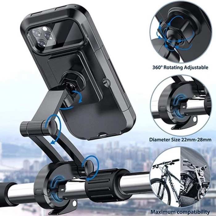 Waterproof cell phone holder