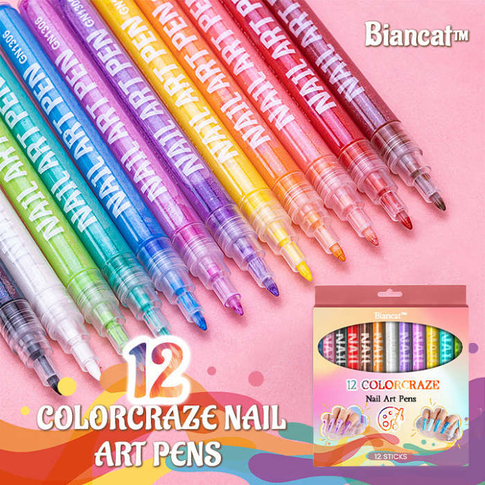 Biancat  12 ColorCraze Nail Art Pens