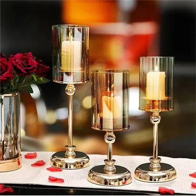 Hot Sale 40% OFFDecoration Romantic Dinner Pillar Candle Holder