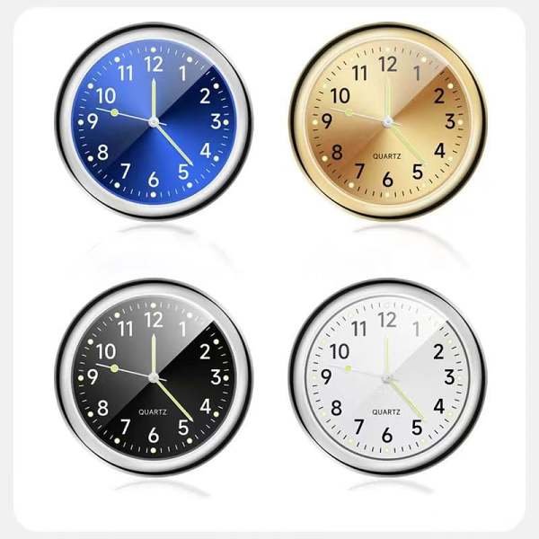 Vintage gift-Luminous decoration mini clock for car/motorcycle/Sewing machine/