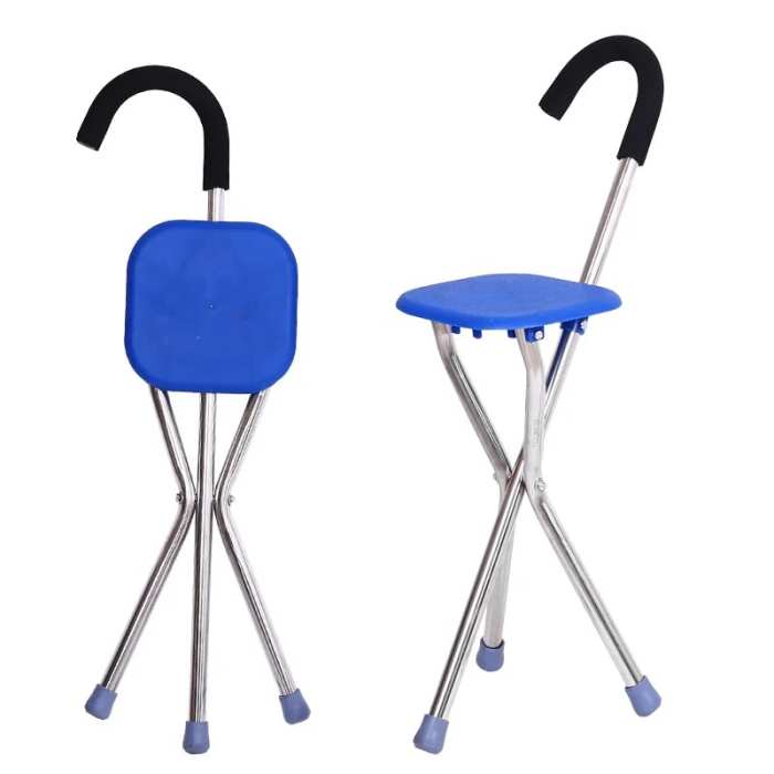 German elderly crutch stool