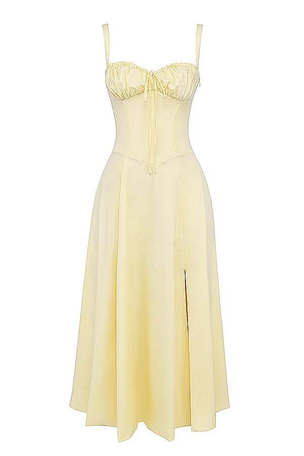 CARMEN PRINT BUSTIER SUNDRESS