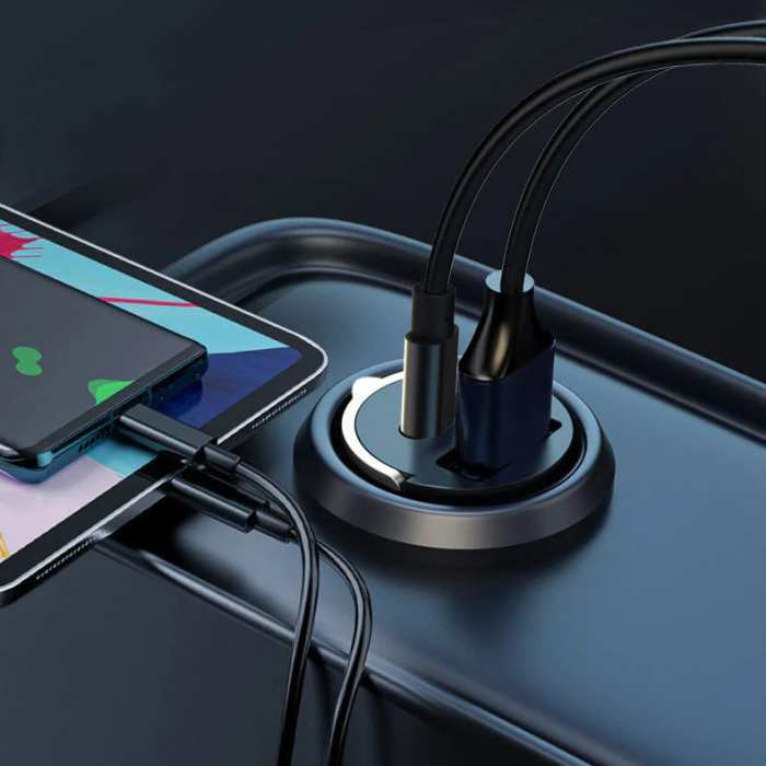 -Multi Compatible 100W Fast Charging Car Charger