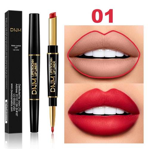 2-in-1 Waterproof Lipstick Lip Liner