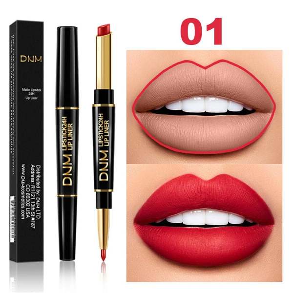 2-in-1 Waterproof Lipstick Lip Liner
