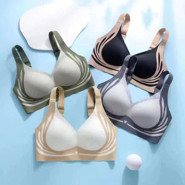 Super gather bra | Wireless Push-up BraNo more sagging breasts