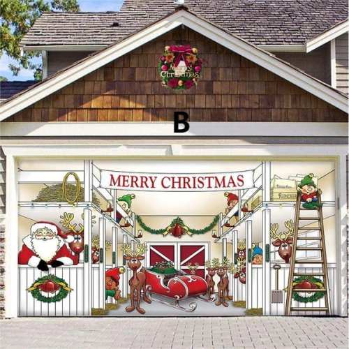 Christmas Garage Door Decoration