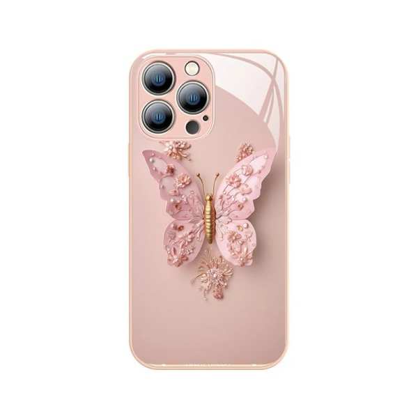 Butterfly Pattern Cover Compatible with iPhone