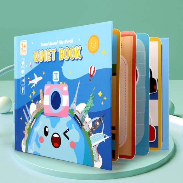 Keep Your Kids Away From Electronics - Early Education Enlightenment Quiet Sticker Toy