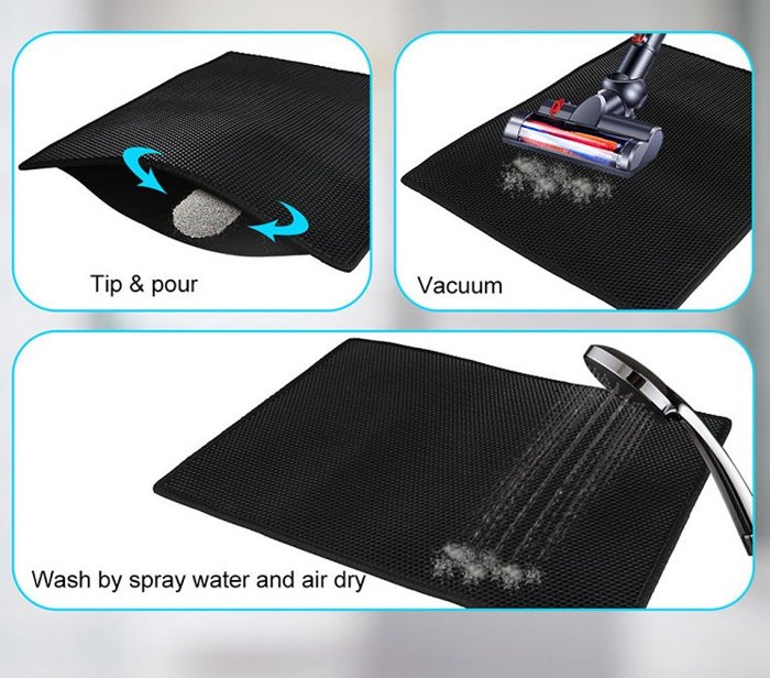 Non-Slip Cat Litter Mat