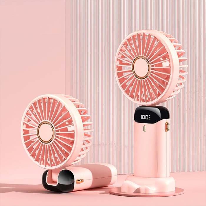 Foldable and Hangable Portable Rechargeable Mini Handheld Fan