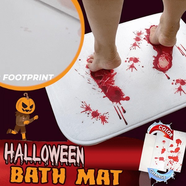 Bloody Color Changing Bath Mat