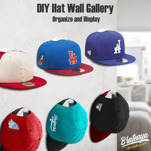 Adhesive Hat Hooks for Wall