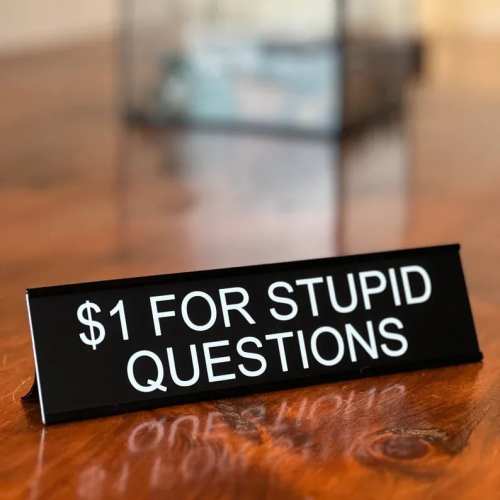 Funny Office Decor Sign