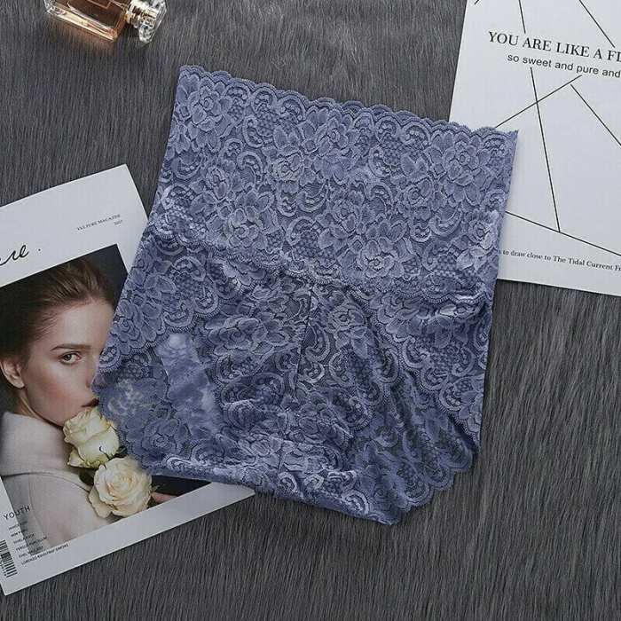 5 PCS SET - Sexy High Waist Pretty Lace Panties