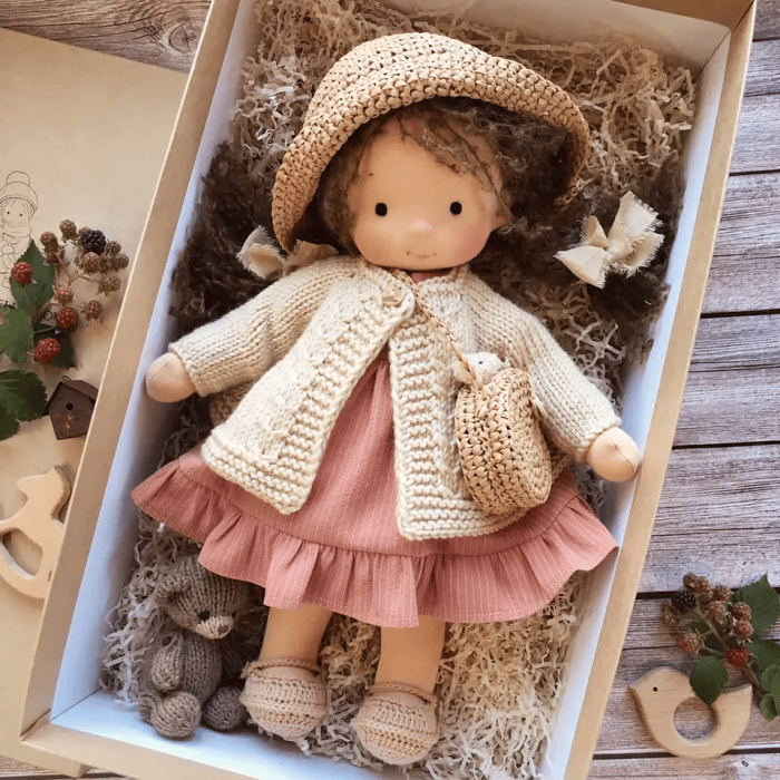 Handmade Waldorf Doll - Elena