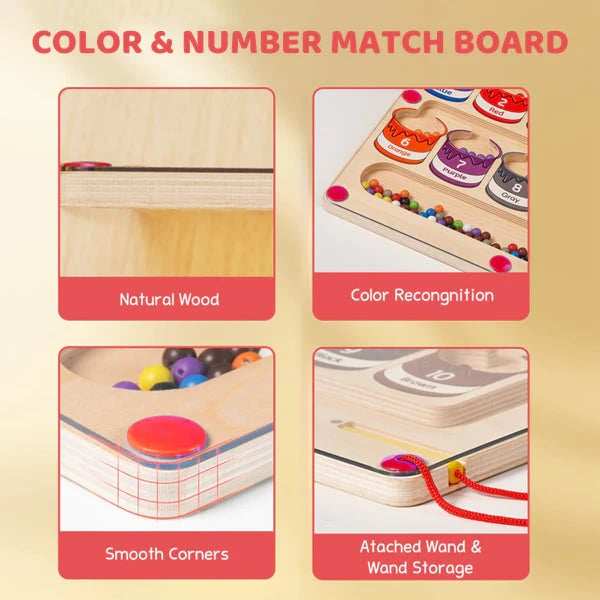 Magnetic Color and Number Maze - Buy 2 Free Shipping