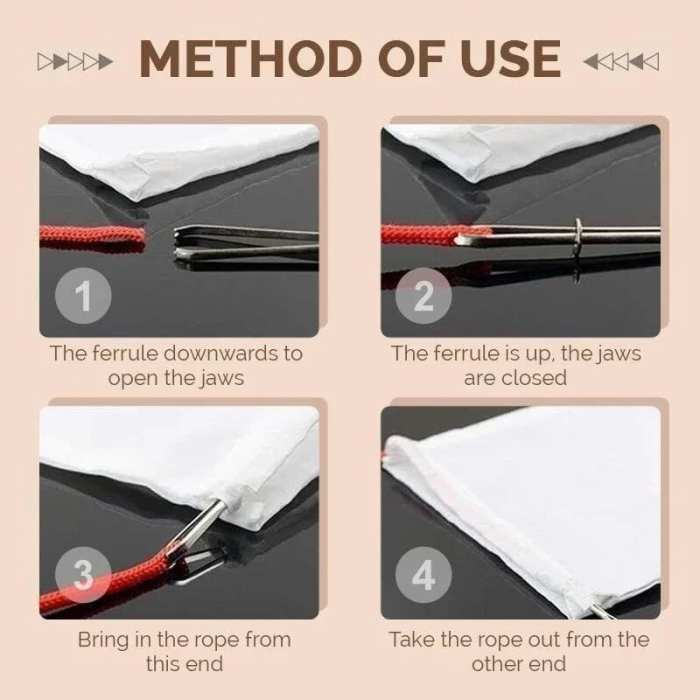 DIY  Rope Threader Clip
