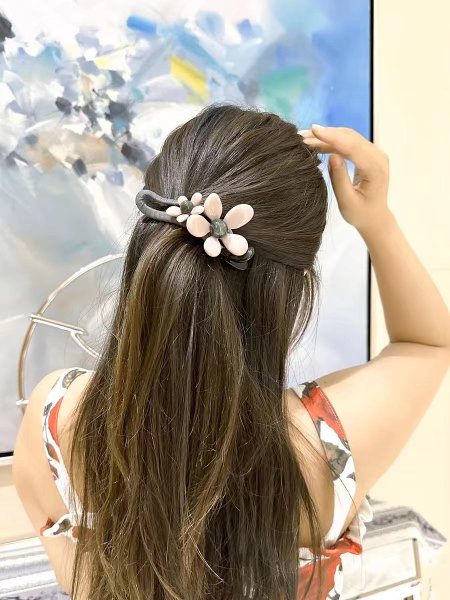 Retro flower Duckbill and straight clip-Suitable for All Hairstyles