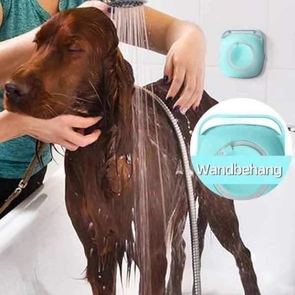 Bathroom Horse Dog Cat Bath Brush Massage Gloves Soft Safety Silicone Comb Pet Accessories
